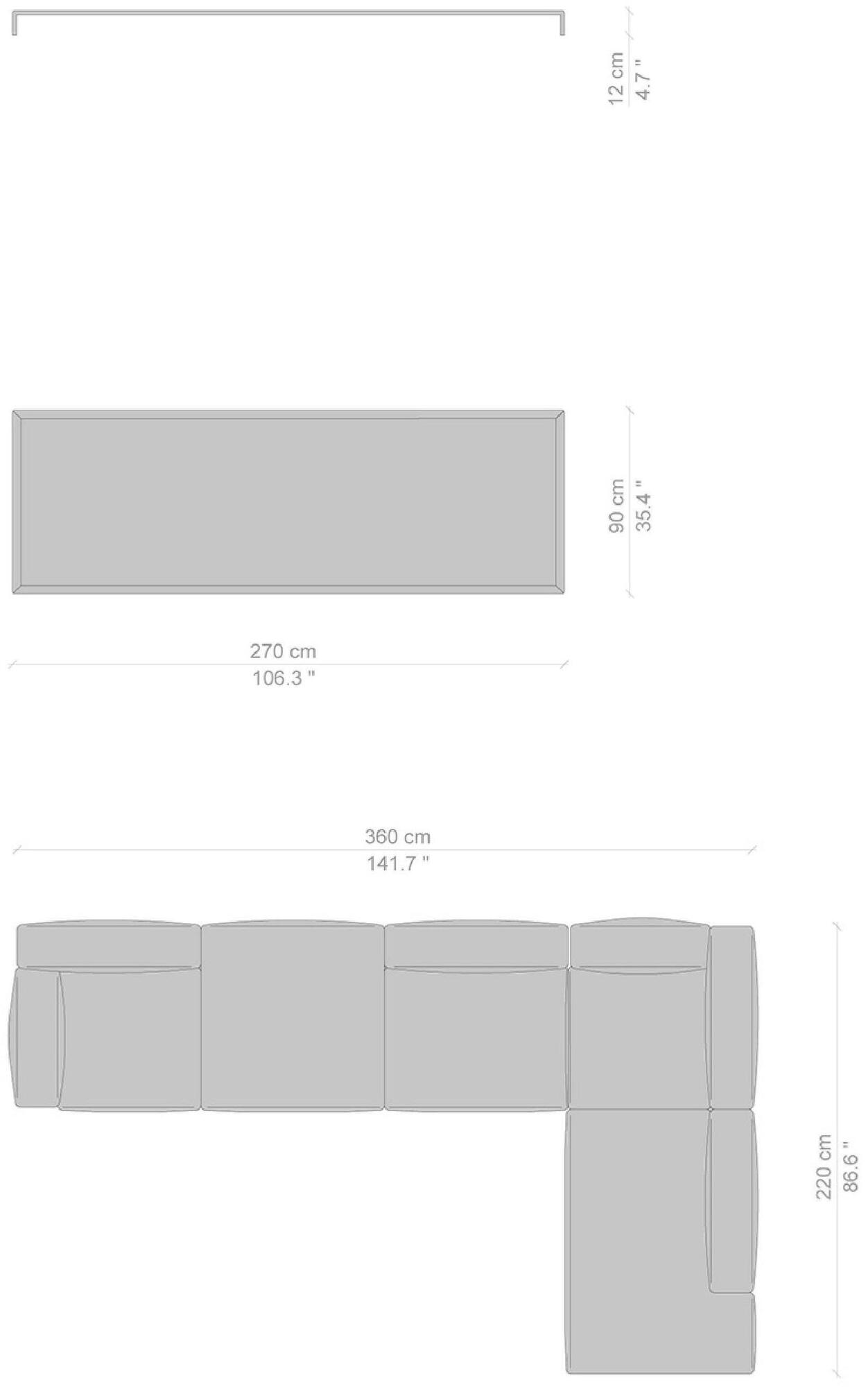 Cassina Модульный секционный диван Mex-hi sun-id-1467206 - Вид №9