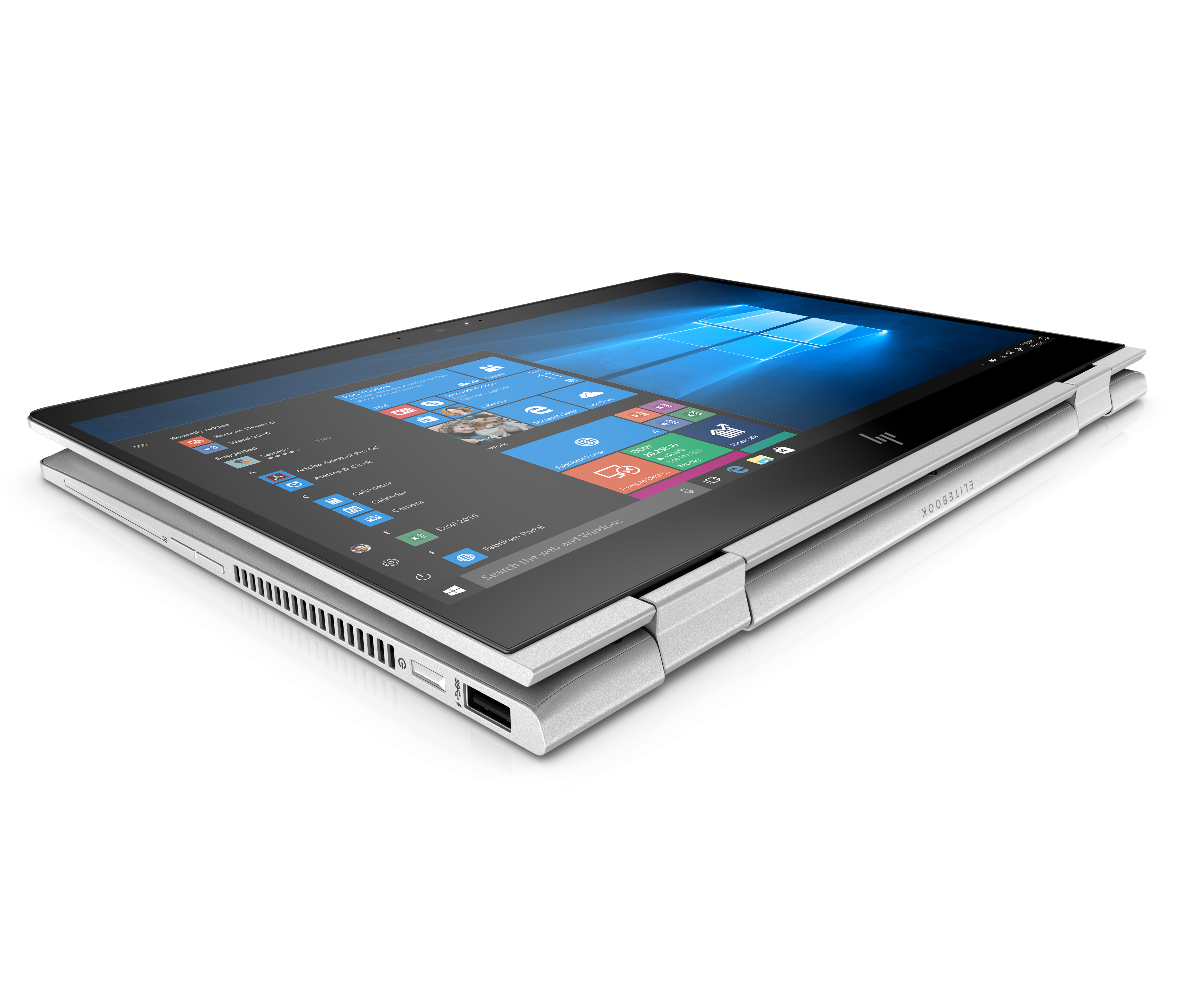 7KN45EA#ACB elitebook x360 830 g6 13.3"(1920x1080)/touch/intel core i7 8565u(1.8ghz)/8192mb/256ssdgb/nodvd/int:intel hd graphics 620/53whr/war 3y/1.35kg/silver/w10pro + 1000 nit sure view HP Santreyd  - Вид №4