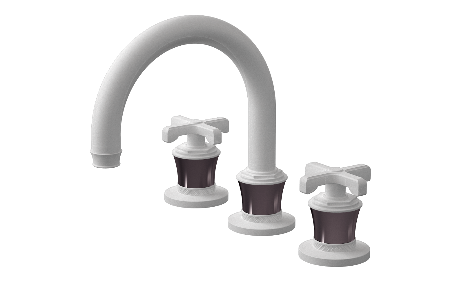 E-11612-R3OX-C20B-WT Смеситель для умывальника на 3 отвертия GRAFF Vignola