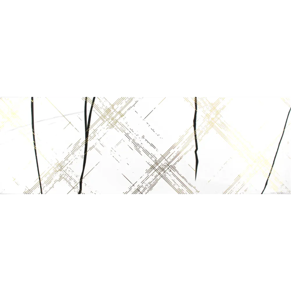 Декор настенный Стратос 25x75 см глянцевый цвет белый Santreyd STLM-2113077