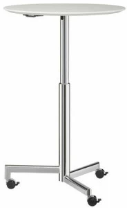 Brunner Круглый регулируемый по высоте стол с колесами Torino
