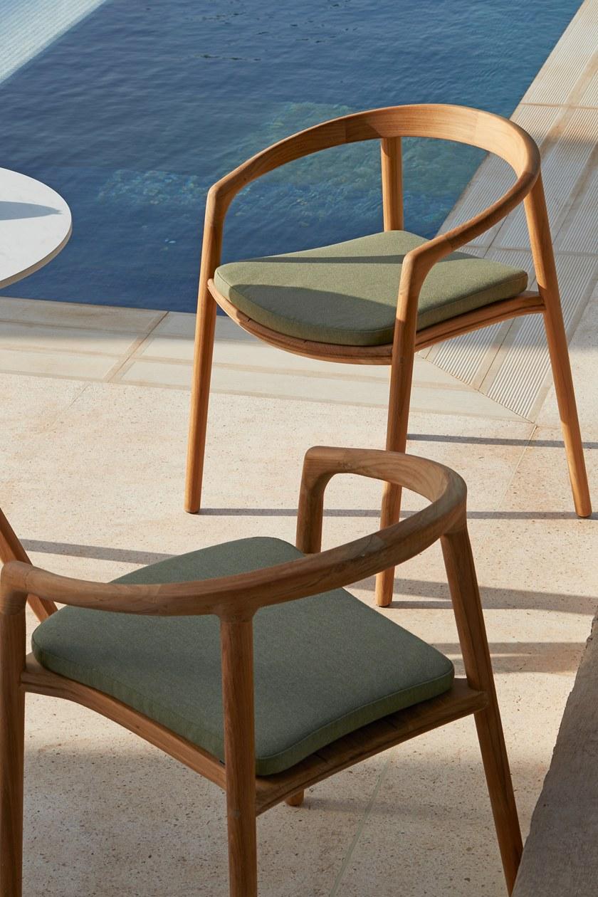 MANUTTI Штабелируемый стул из тика Solid Fs-ch41 - Вид №8