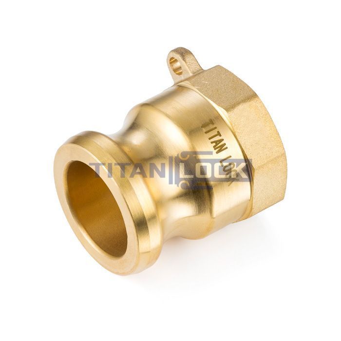 Камлок латунный тип A ниппель, внутр. резьба BSP 2 1/2", TL250ABR TITAN LOCK  - Вид №2