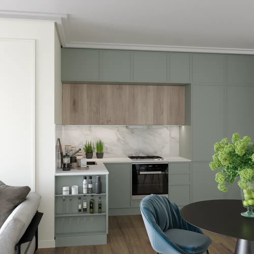 Столешница Арктик 300x60x2 см искусственный камень цвет белый Santreyd STLM-2124042 - Вид №6