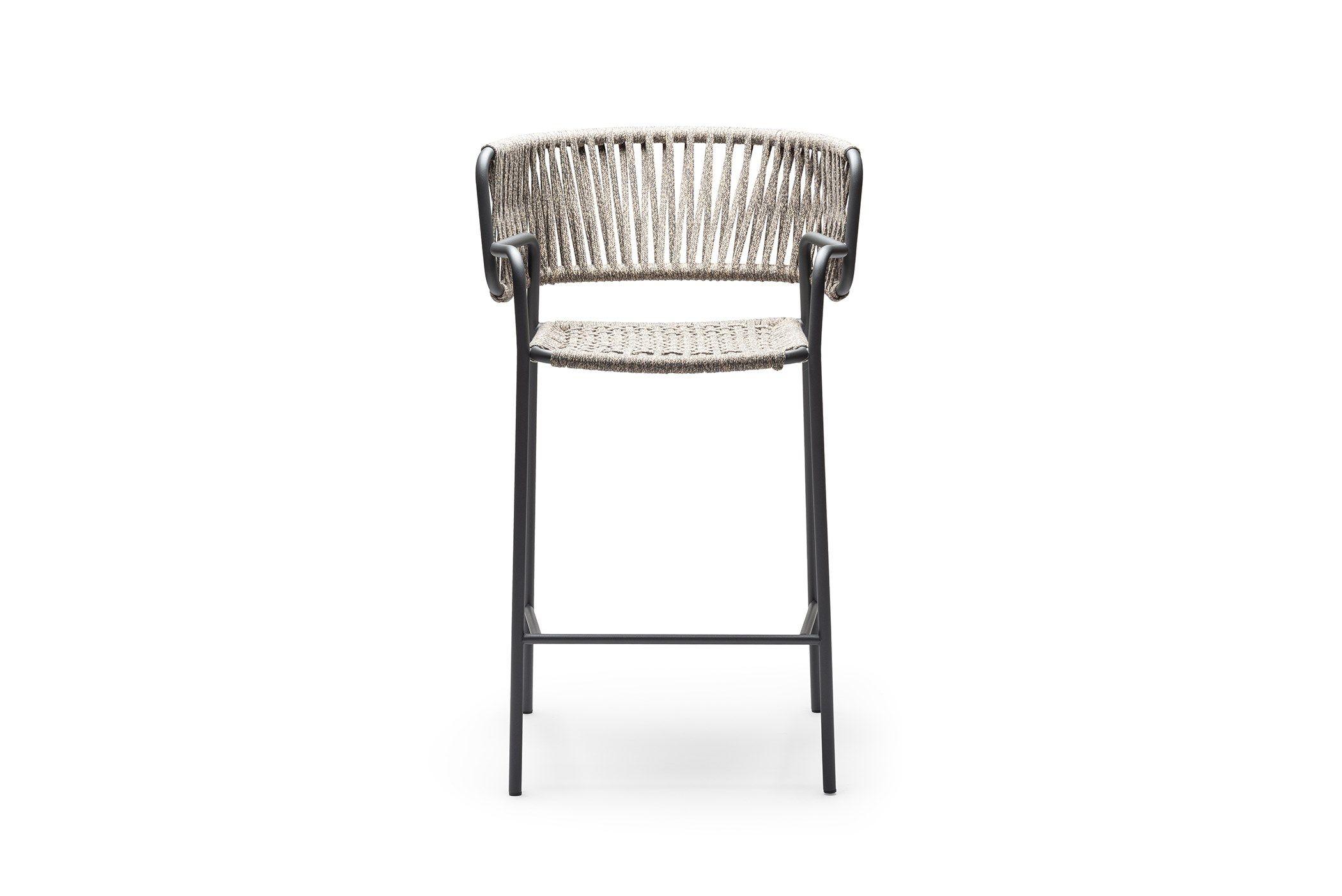 Высокий садовый стул из морской веревки с подлокотниками CHAIRS & MORE Klot ARCH-00079494 - Вид №14