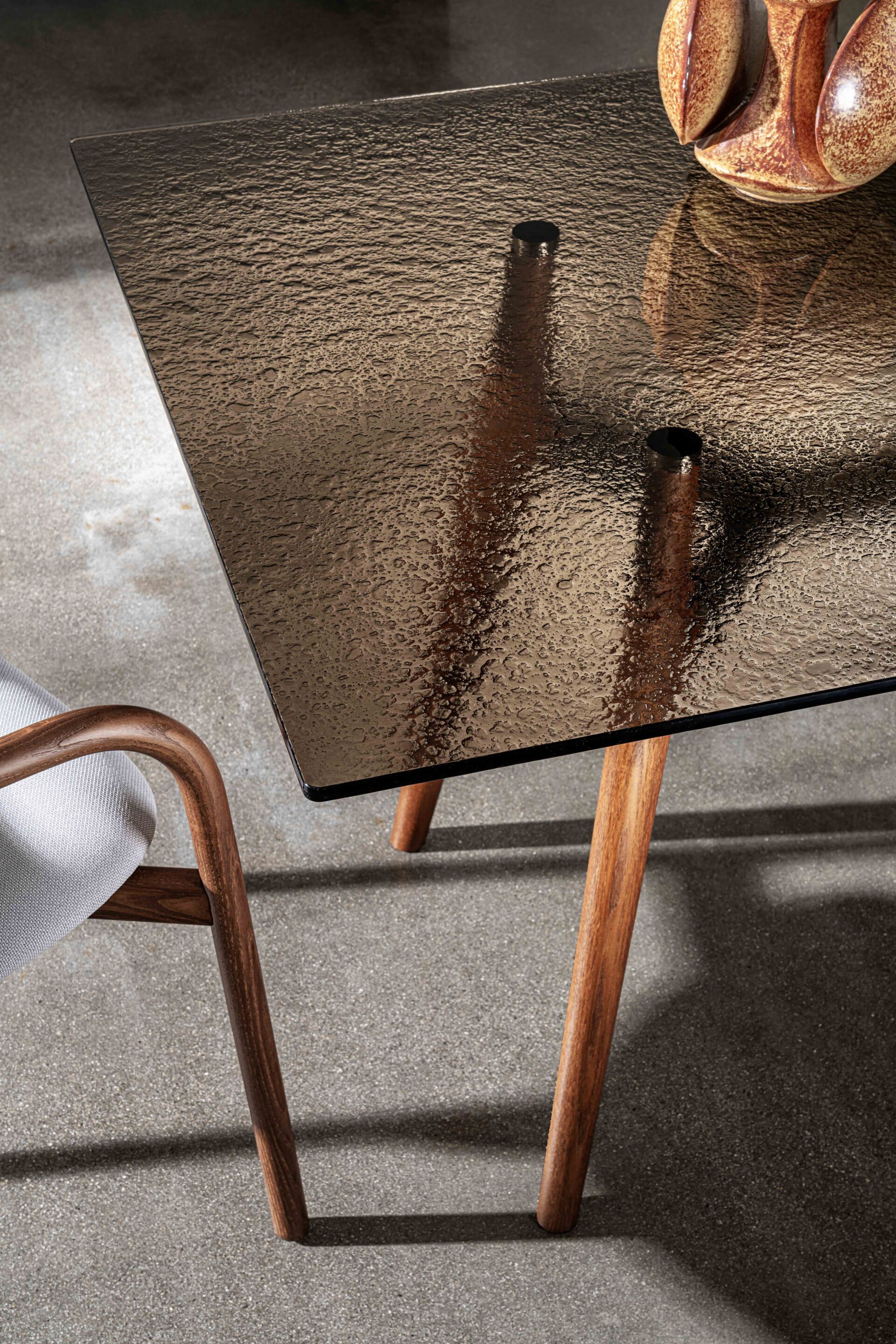 Прямоугольный стеклянный стол Sovet Italia LEWOOD ARCH-00150290