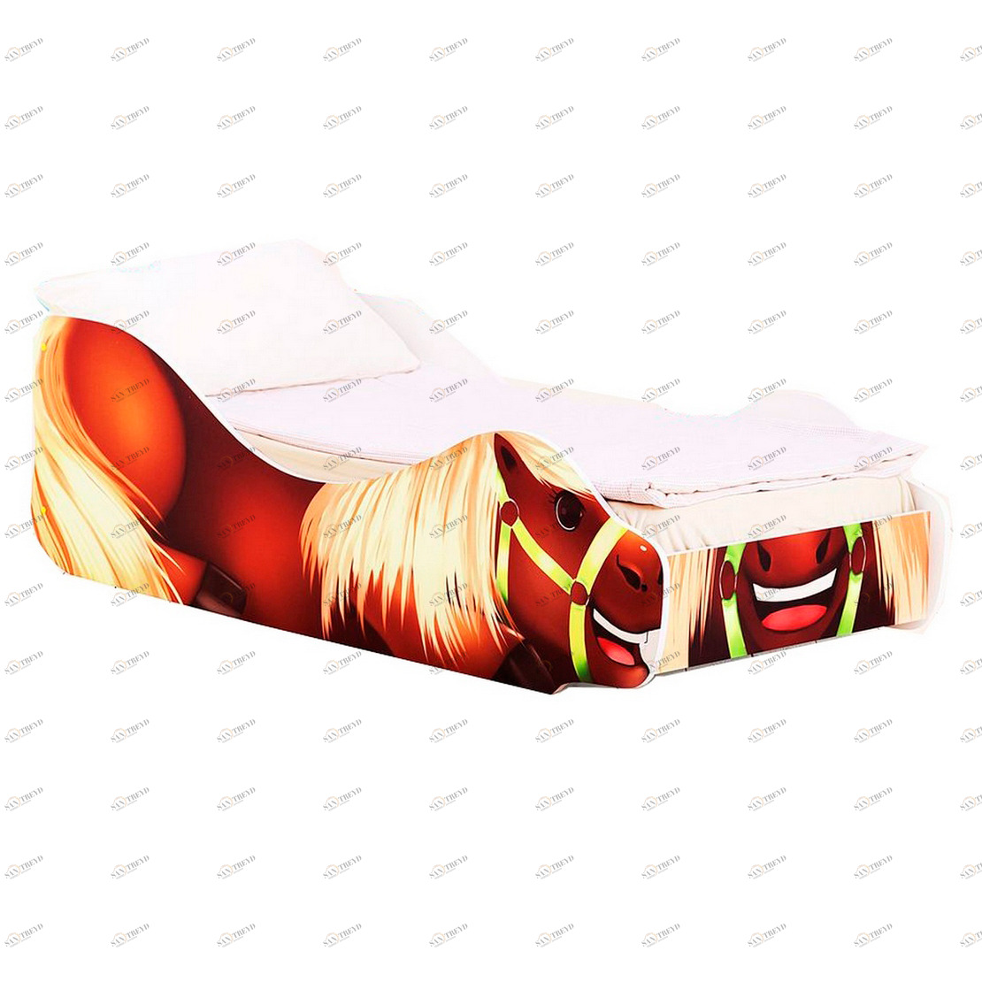 Детская кровать "Лошадка Талисман" БЕЛЬМАРКО  326773 Коричневый Santreyd 