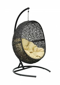 Подвесное кресло Rambutan Black ЭКО ДИЗАЙН ПЛЕТЕНАЯ 009588 Черный