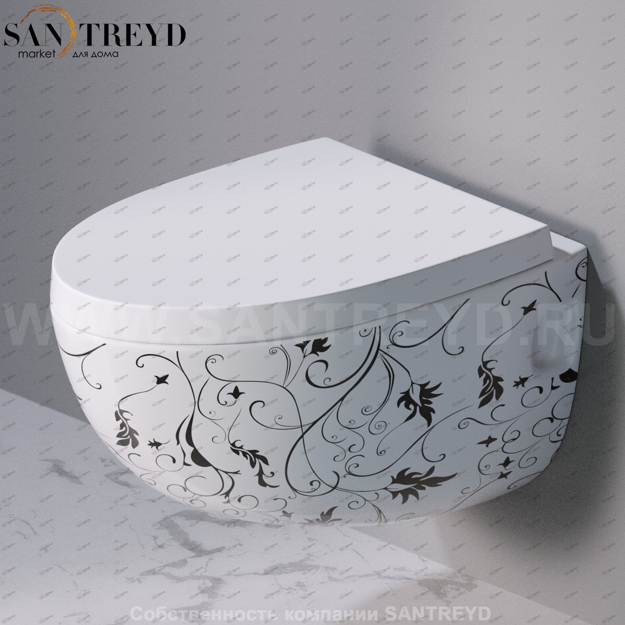 S511440 Подвесной унитаз настенный Белый A. e T. Italia OVAL Италия AeT ITALIA