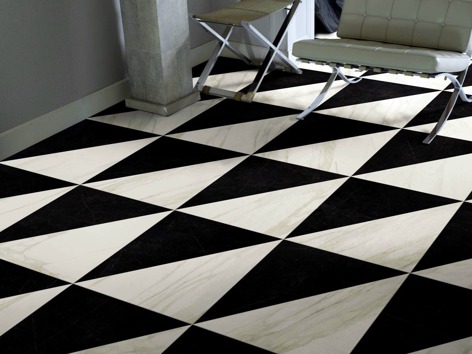 Пол из керамогранита с мраморным эффектом MARAZZI EVOLUTIONMARBLE ARCH-00075022 - Вид №13