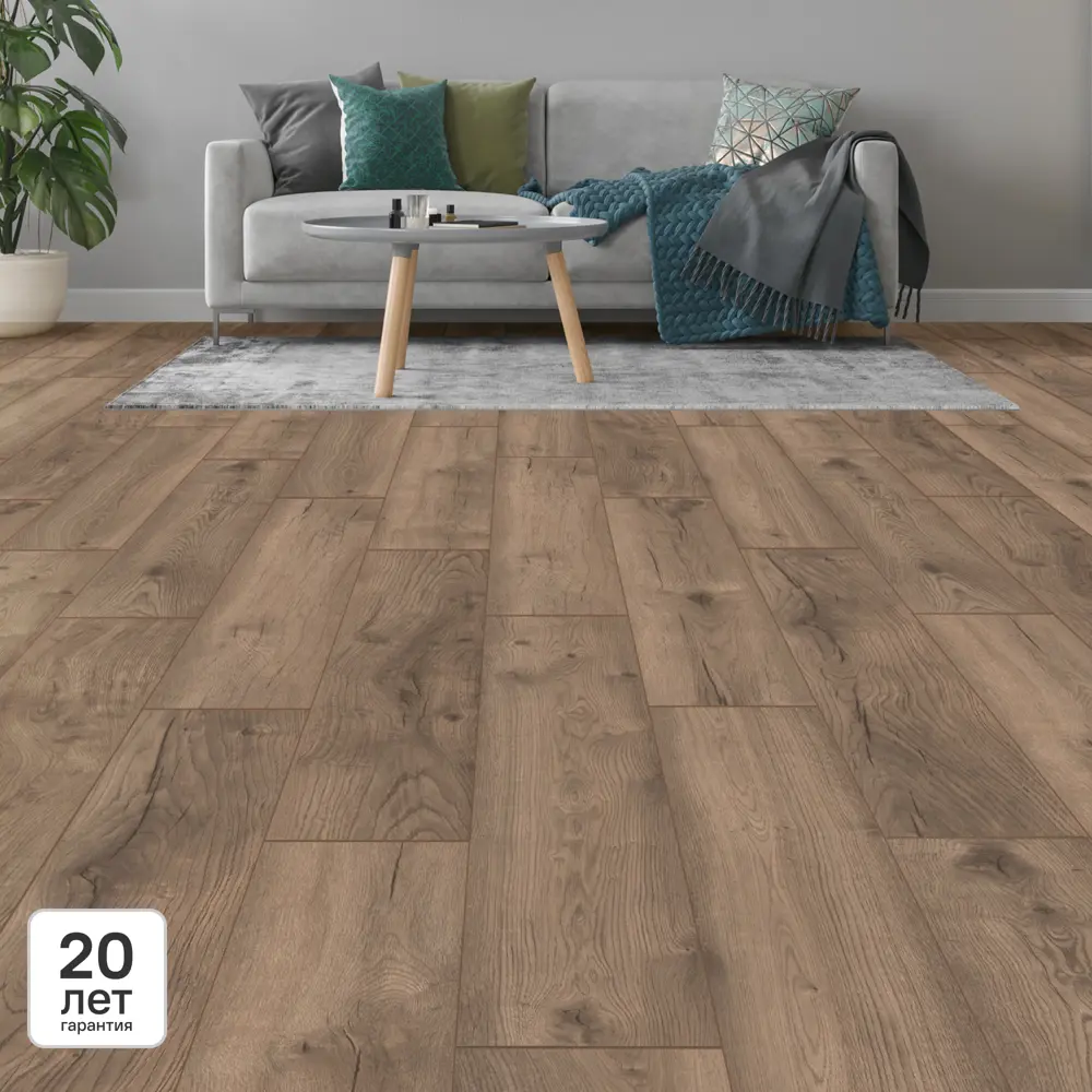 Ламинат KREAFORTA Дуб Мегри 33 класс толщина 8 мм с фаской 2.109 м² STLM-2013985