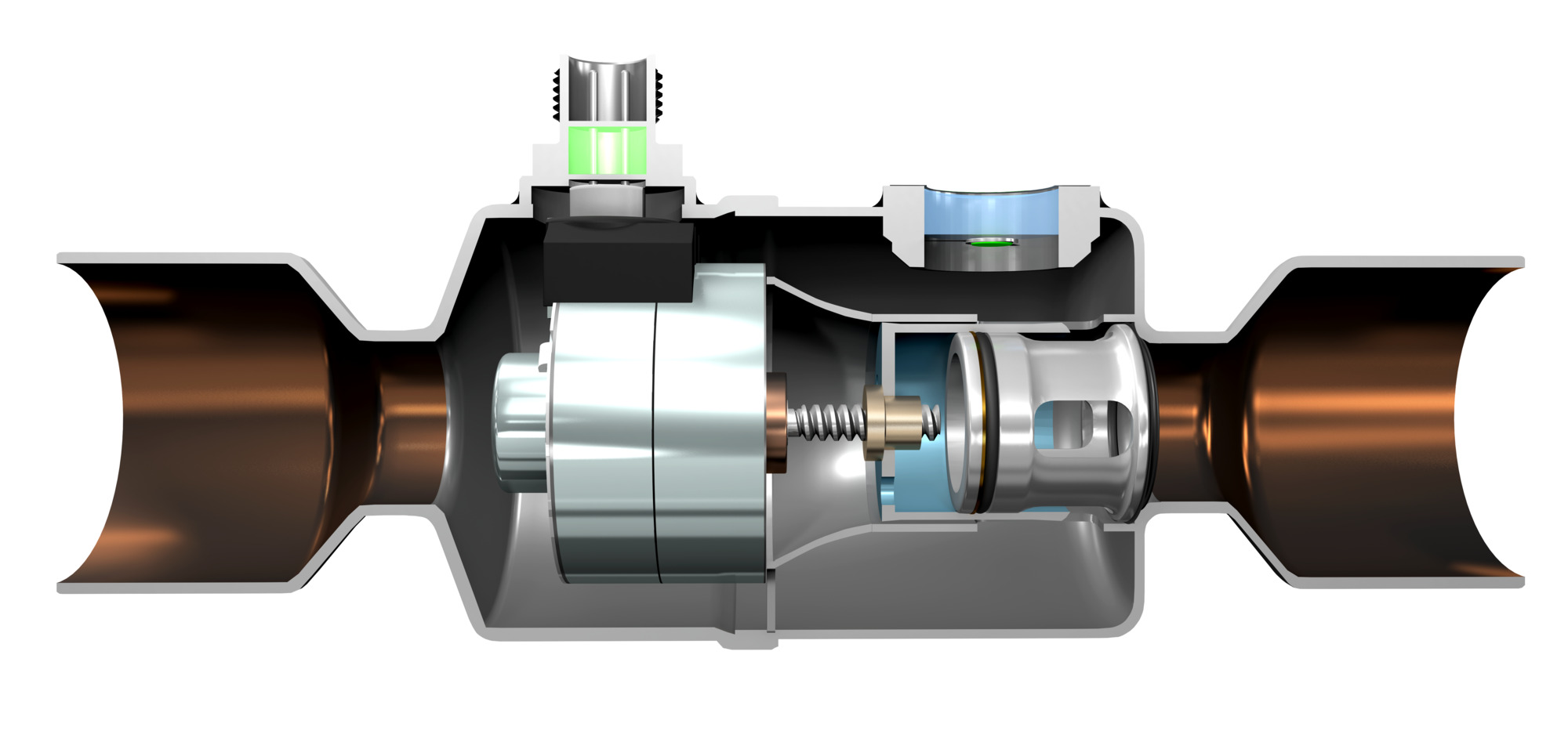 Danfoss ETS 12C - ETS 100C (Colibri®) — Электронный расширительный клапан шагового типа ETS 100C Клапан терморегулирующий 034G7803  - Вид №12