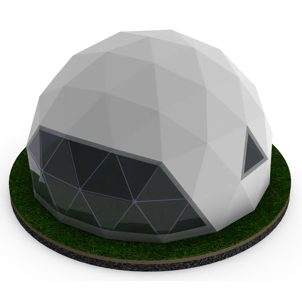 Павильон "Геокупол" ø6 м сталь/ПВХ белый Santreyd STLM-2063417 - Вид №1