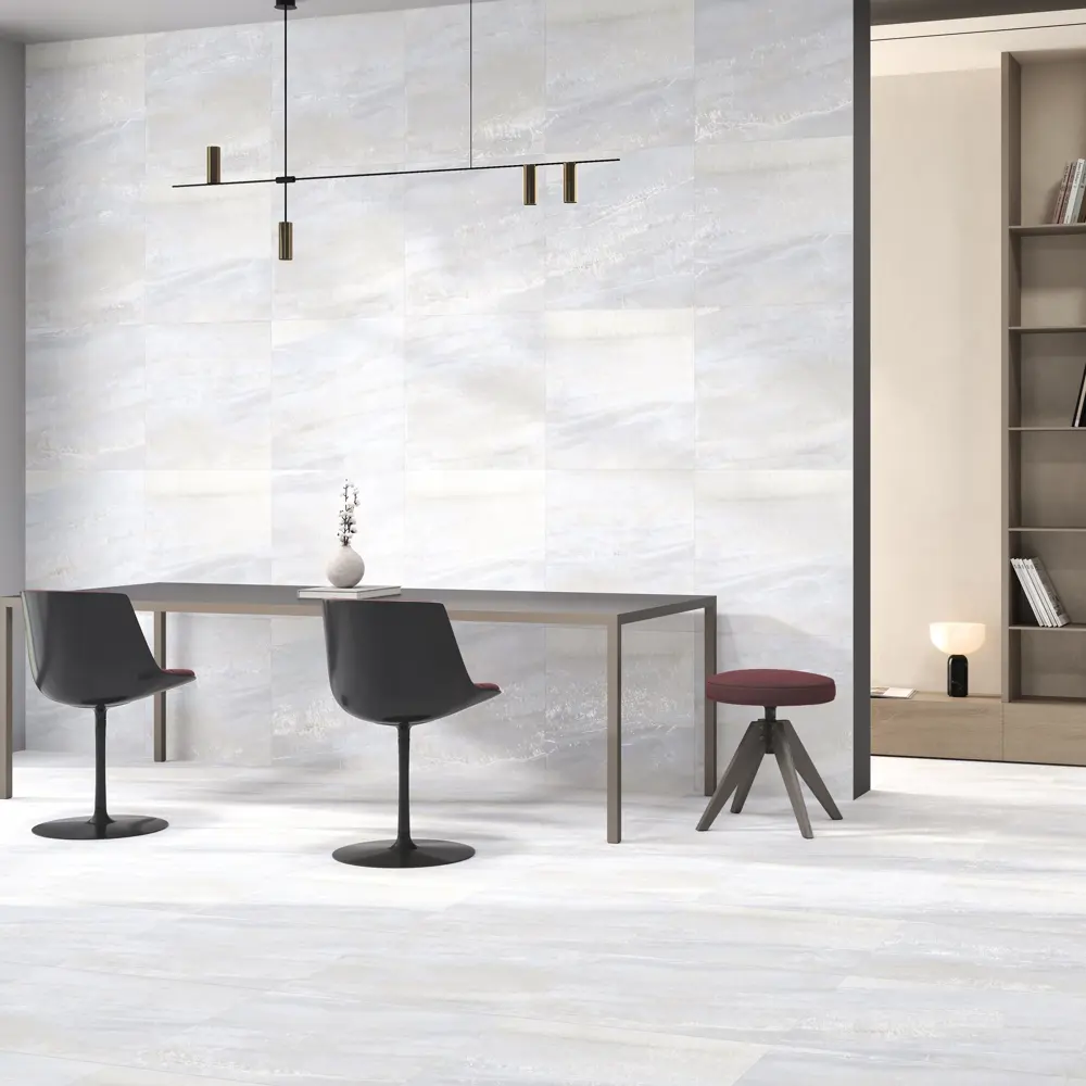 Глазурованный керамогранит Tivolli Perla Carving 60x60 см 1.44 м² матовый цвет серый Santreyd STLM-2193913