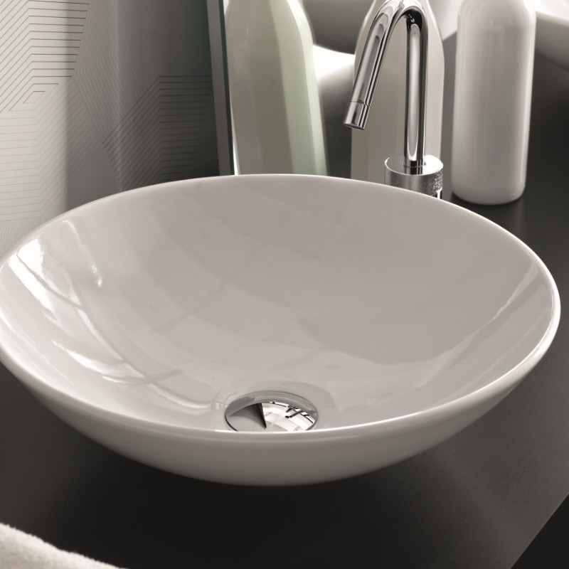 25374 Накладная раковина на столешницу  круглая Ceramica Hidra  - Вид №1