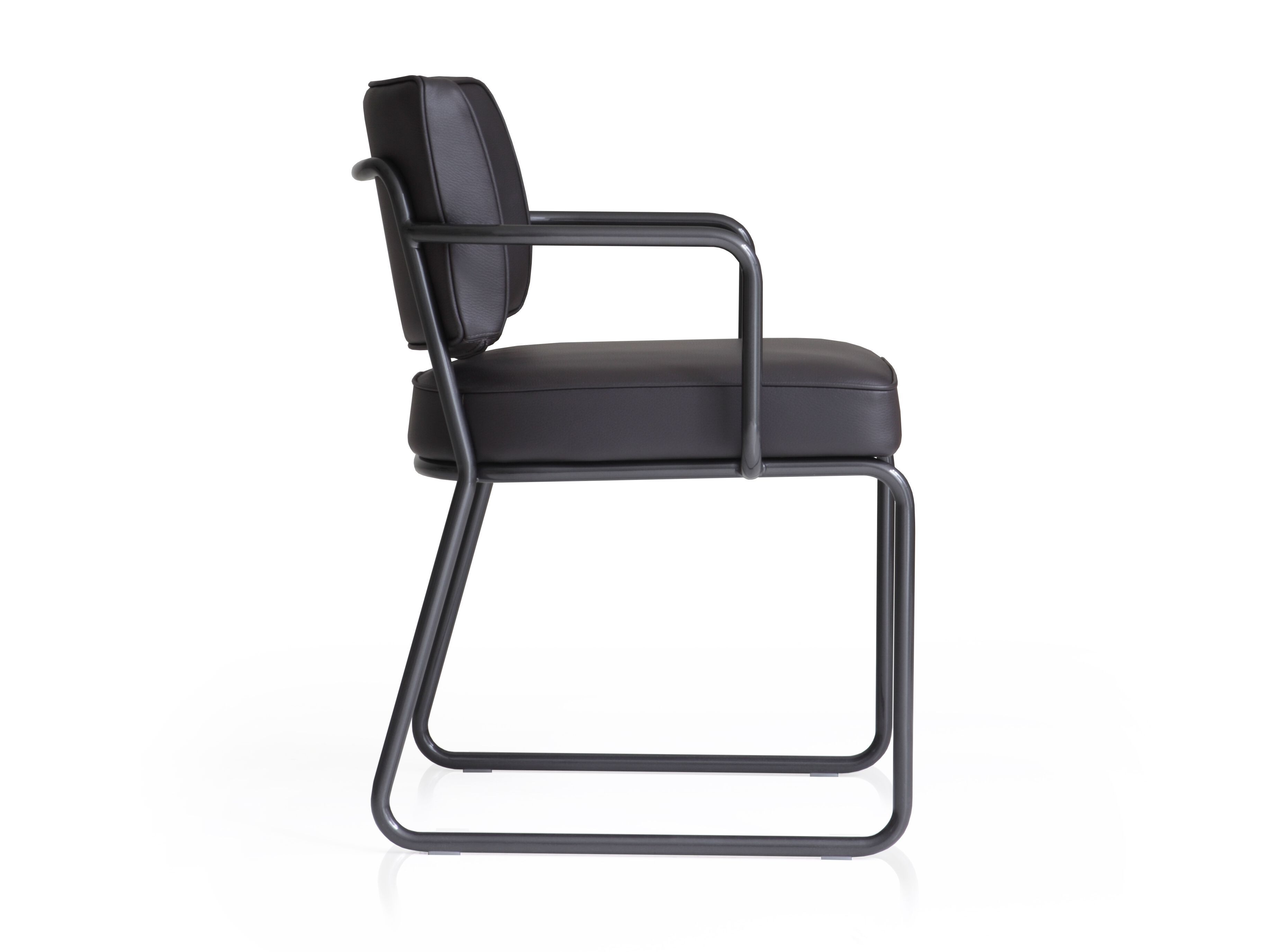 Кожаный стул с подлокотниками Porro SIXTE ARCH-00051615 - Вид №2