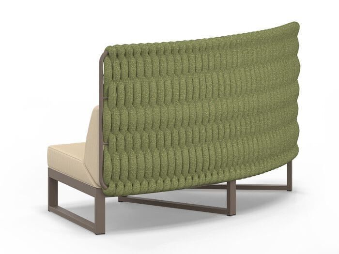 Модульный изогнутый садовый диван с высокой спинкой MAMAGREEN Munia ARCH-00110901 - Вид №1