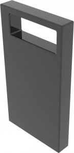 GLSCFS2 Консоль напольная одинарная для монтажа раковины GSG CERAMIC GLASS