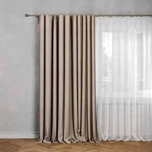 KREAFORTA Sanur - затемняющая штора с ленточным креплением 200x300 см, коричневая 89431248