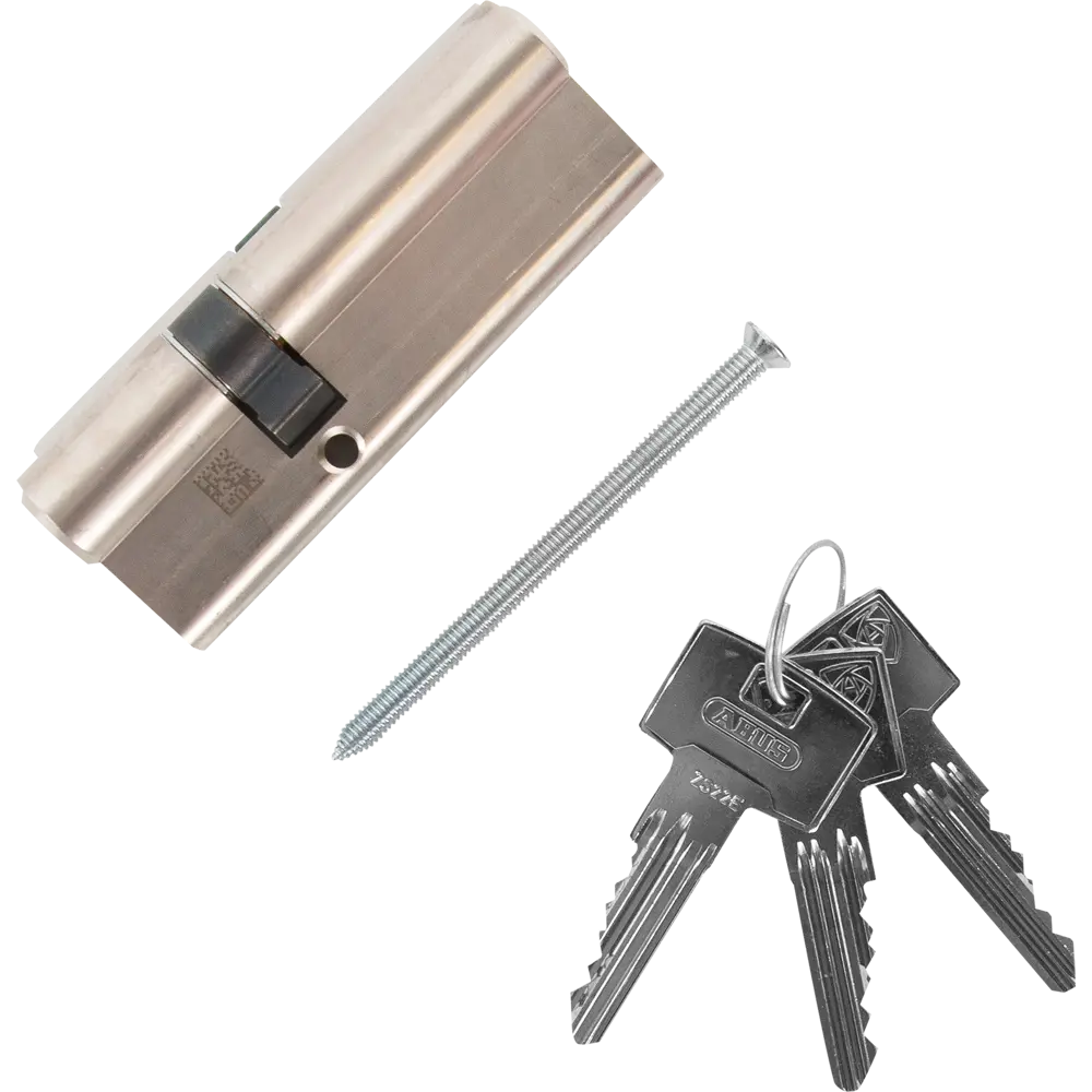 Цилиндр Abus Standard, 40х40 мм, ключ/ключ, цвет никель 82276496 STLM-2144048 Standard S5+ - Вид №1