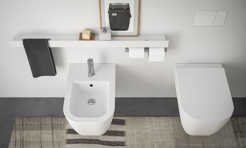 Wqrl Подвесной унитаз настенный Белый MOMA Design  Италия  - Вид №1