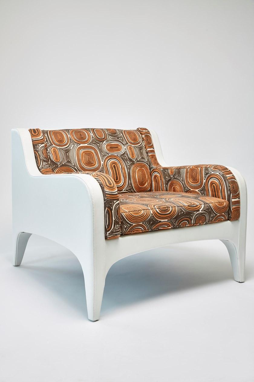 REDA AMALOU DESIGN Кресло из кожи и ткани sun-id-1399517 - Вид №11