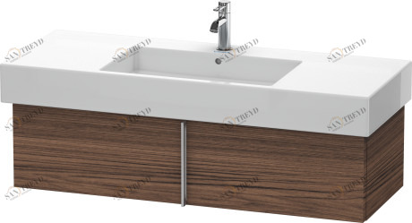 VE611502121 Vero Тумбочка подвесная Орех темный декор Duravit