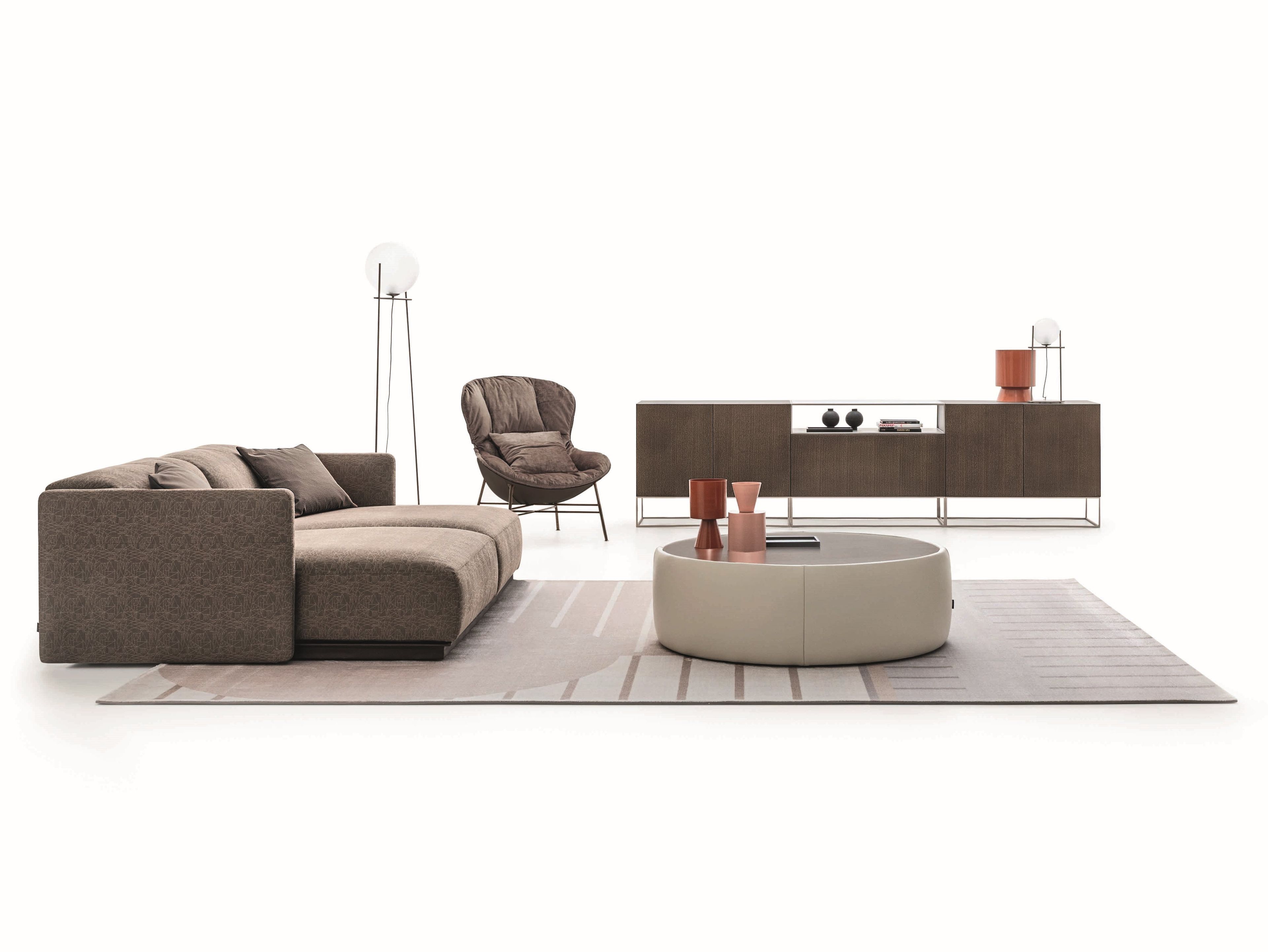 Круглый журнальный столик для гостиной Ditre Italia клип ARCH-00132412 - Вид №4