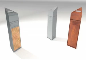 Manufatti Viscio Урна для мусора с крышкой с пепельницей для улицы