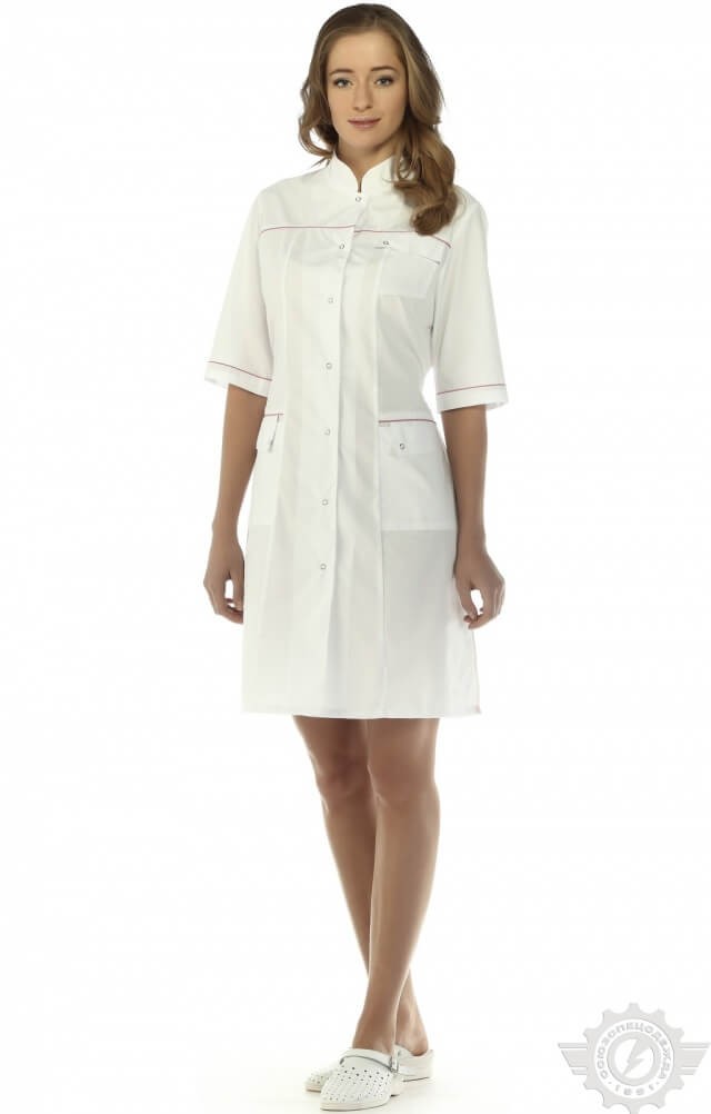62926 Халат "Маргарита"  Медицинская одежда  размер 42/170-176 Спецодежда  - Вид №14