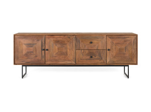 Низкий ТВ-шкаф в манго