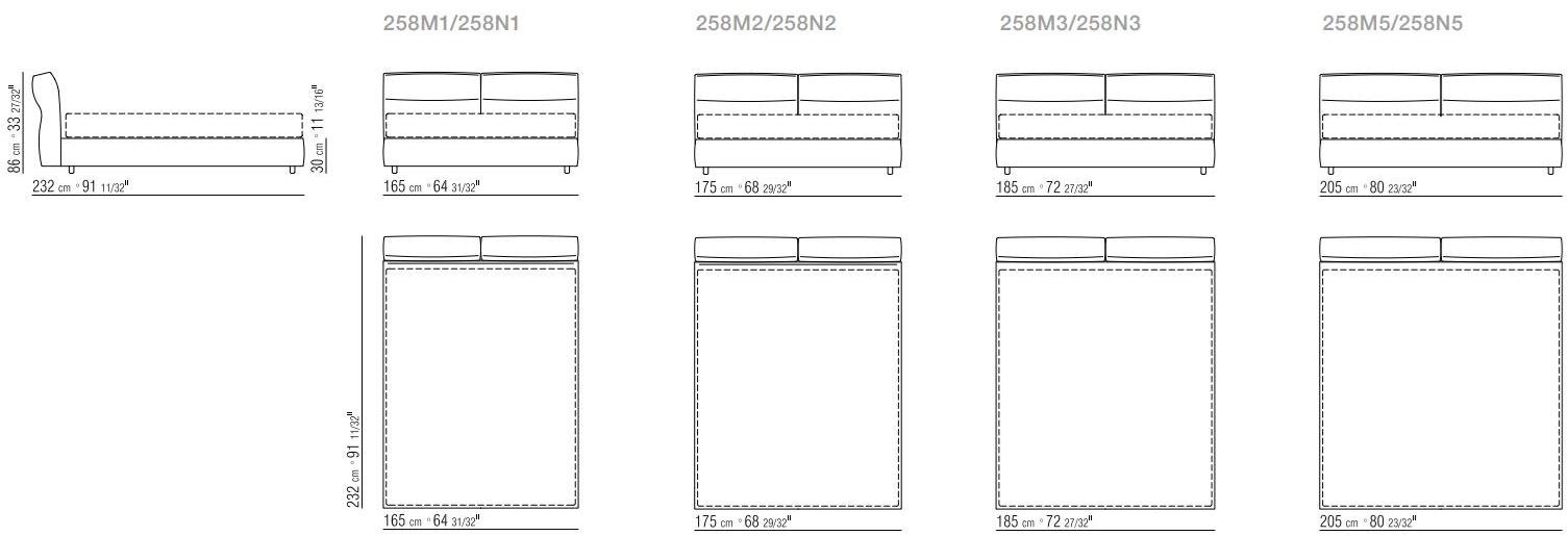Flexform Контейнер с двойной обивкой из ткани Newbridge sun-id-1420270 - Вид №4