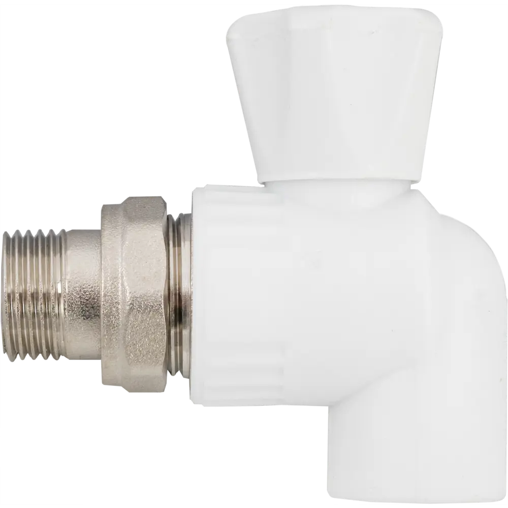 Кран для радиатора угловой Valfex 1/2"x20 мм полипропилен STLM-2043672 - Вид №1