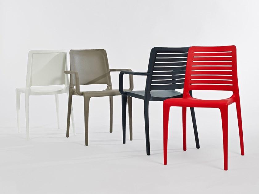 Ezpeleta Штабелируемый садовый стул из полипропилена  Ms-par00  - Вид №1