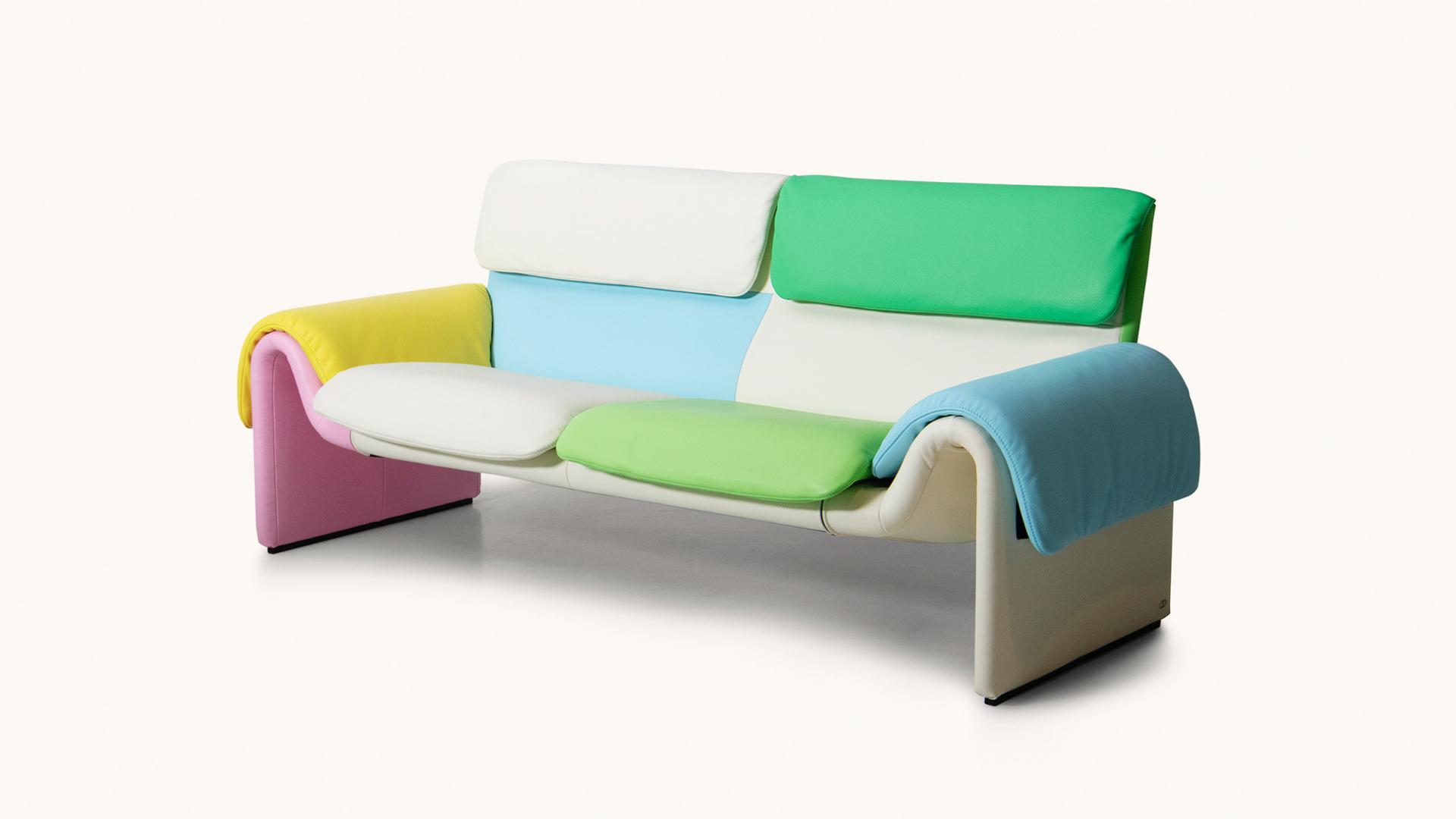 3-местный кожаный диван с подголовником de Sede DS-2011 ARCH-00097490 - Вид №5