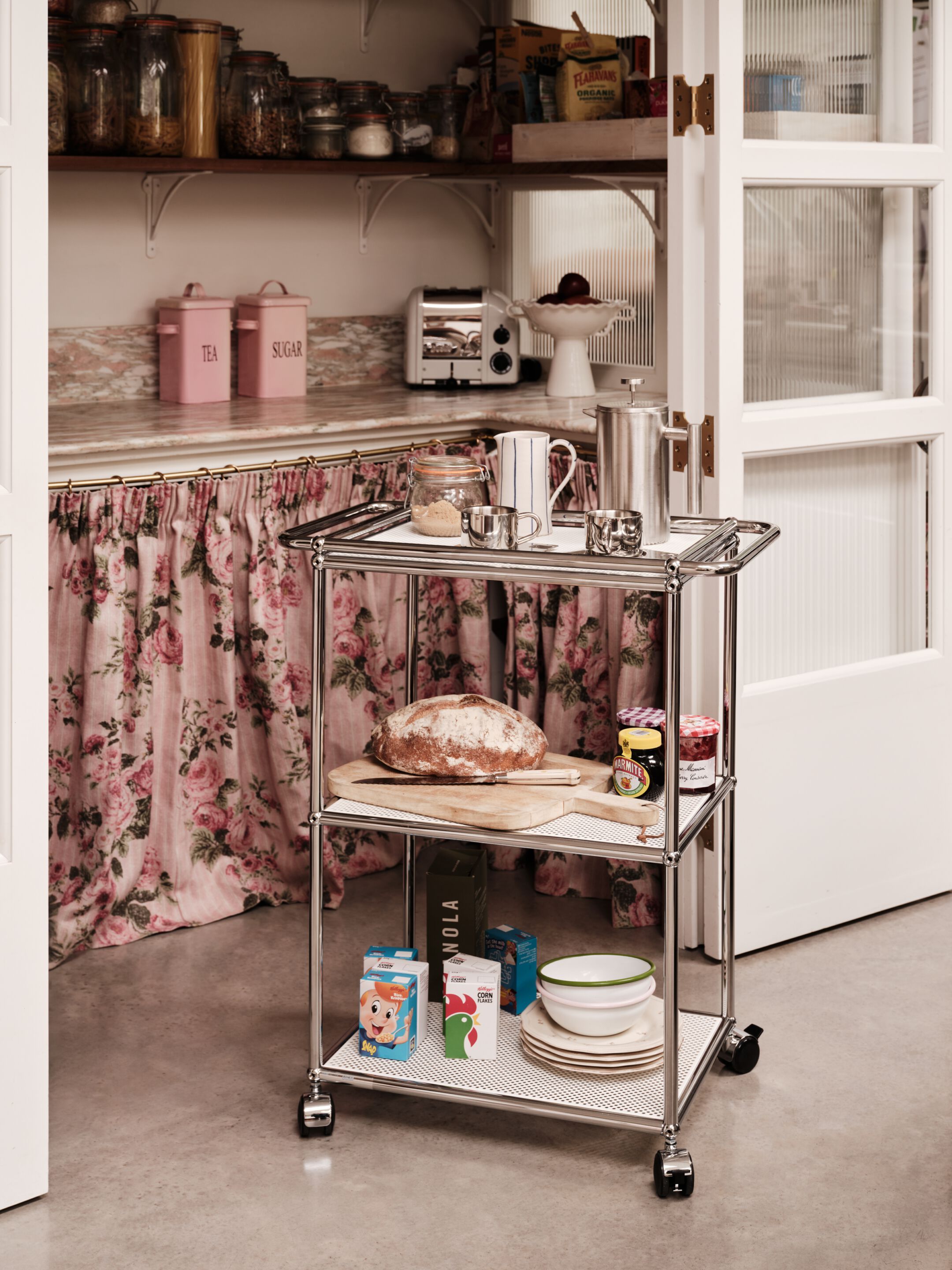 Стальная тележка для еды USM TESSELLATE ARCH-00098384 - Вид №4