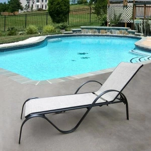 Шезлонг-лежак бежевый "Рио-Люкс" Beige AFINA  130445 Бежевый