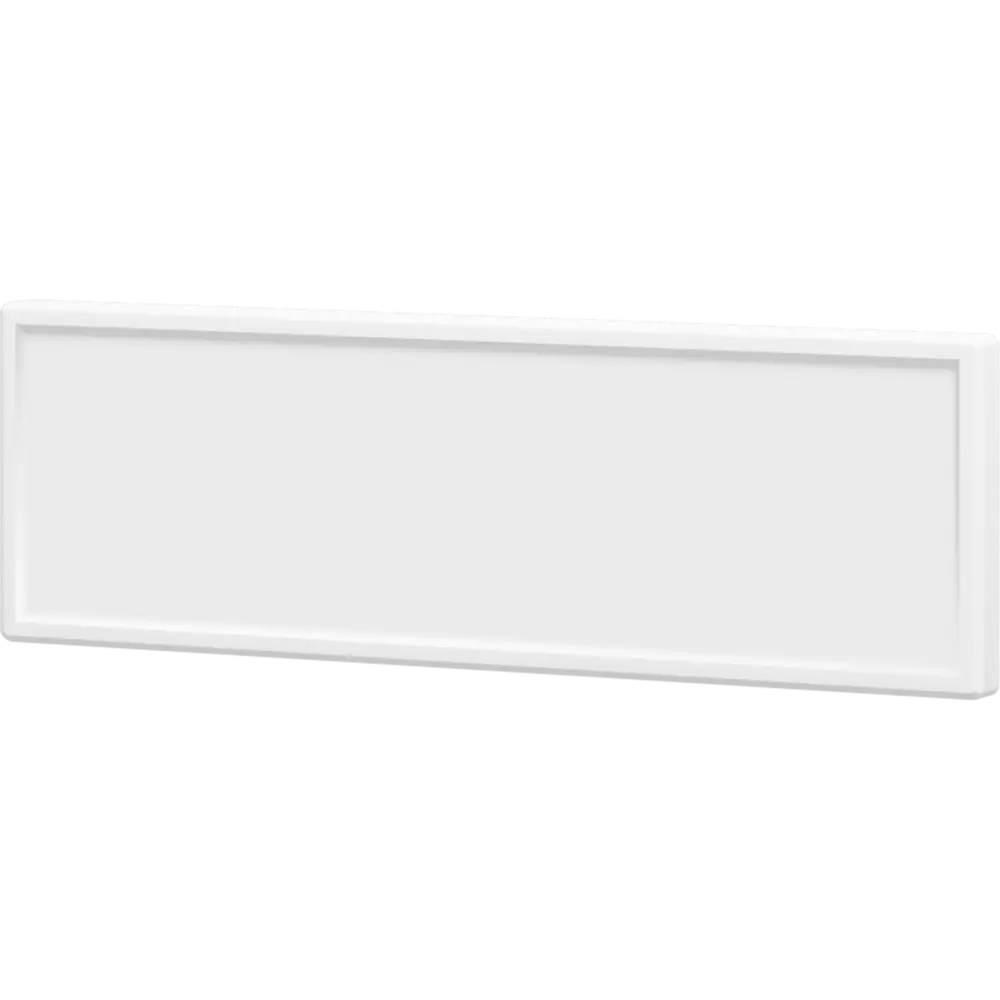 Фасад кухонного шкафа Инта 39.7x12.5 см KONSENSA ЛДСП цвет белый Инта белая STLM-2123186 - Вид №1