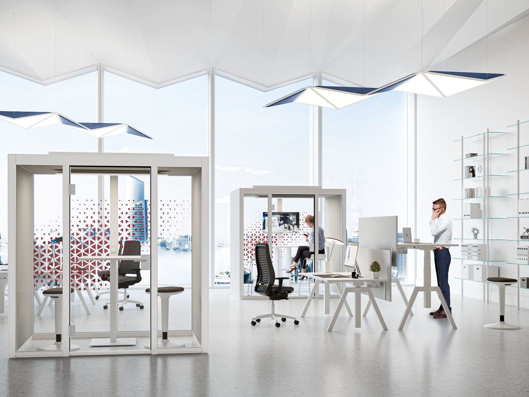 Регулируемая высота наклона офисного стула König Neurath Quick III ARCH-00045673 - Вид №6