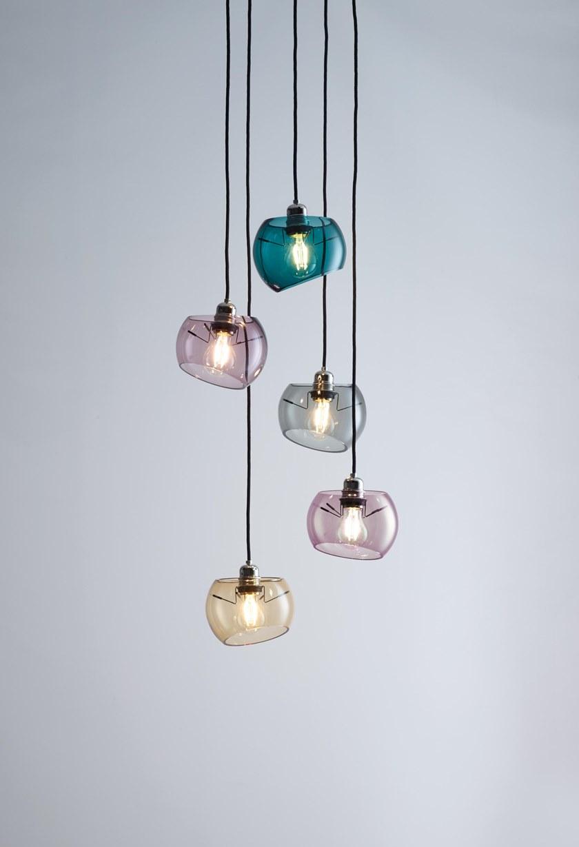 LICHT IM RAUM Подвесной светильник из дутого стекла Glass moons sun-id-1406841 - Вид №1