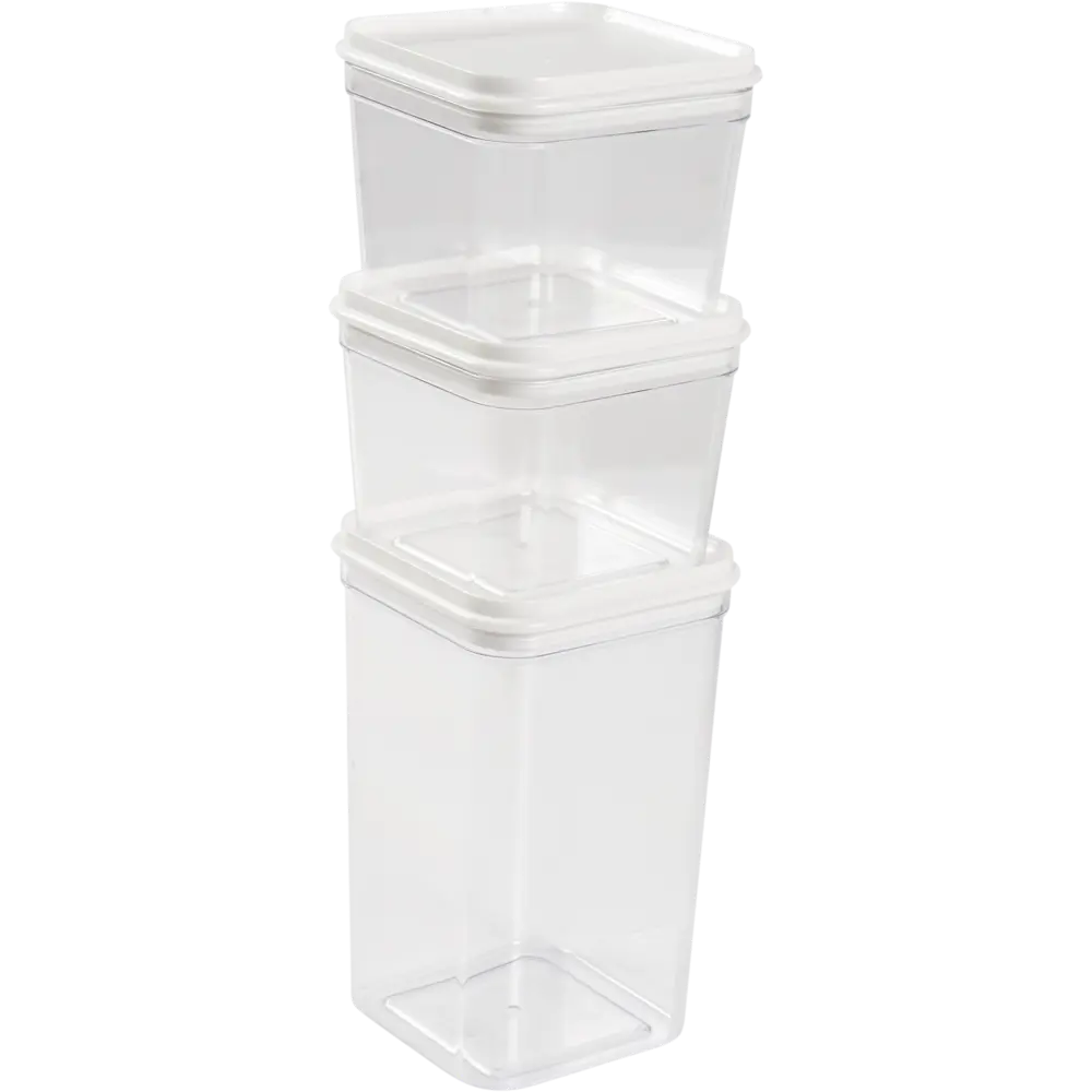 Набор контейнеров для хранения продуктов 0.6/0.6/1.3 л Santreyd STLM-2150695