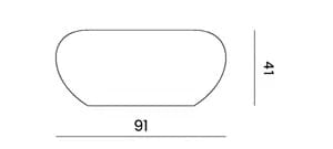 Круглый стол из полиэтилена Qeeboo нами ARCH-00063093 - Вид №13