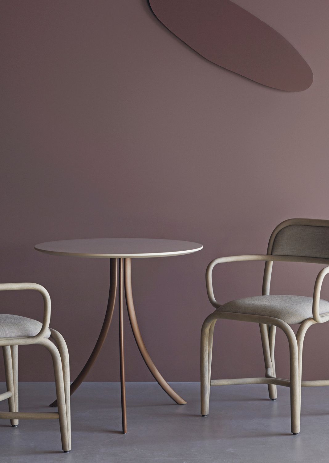 Круглый дубовый стол EXPORMIM BISTRO ARCH-00053551 - Вид №3