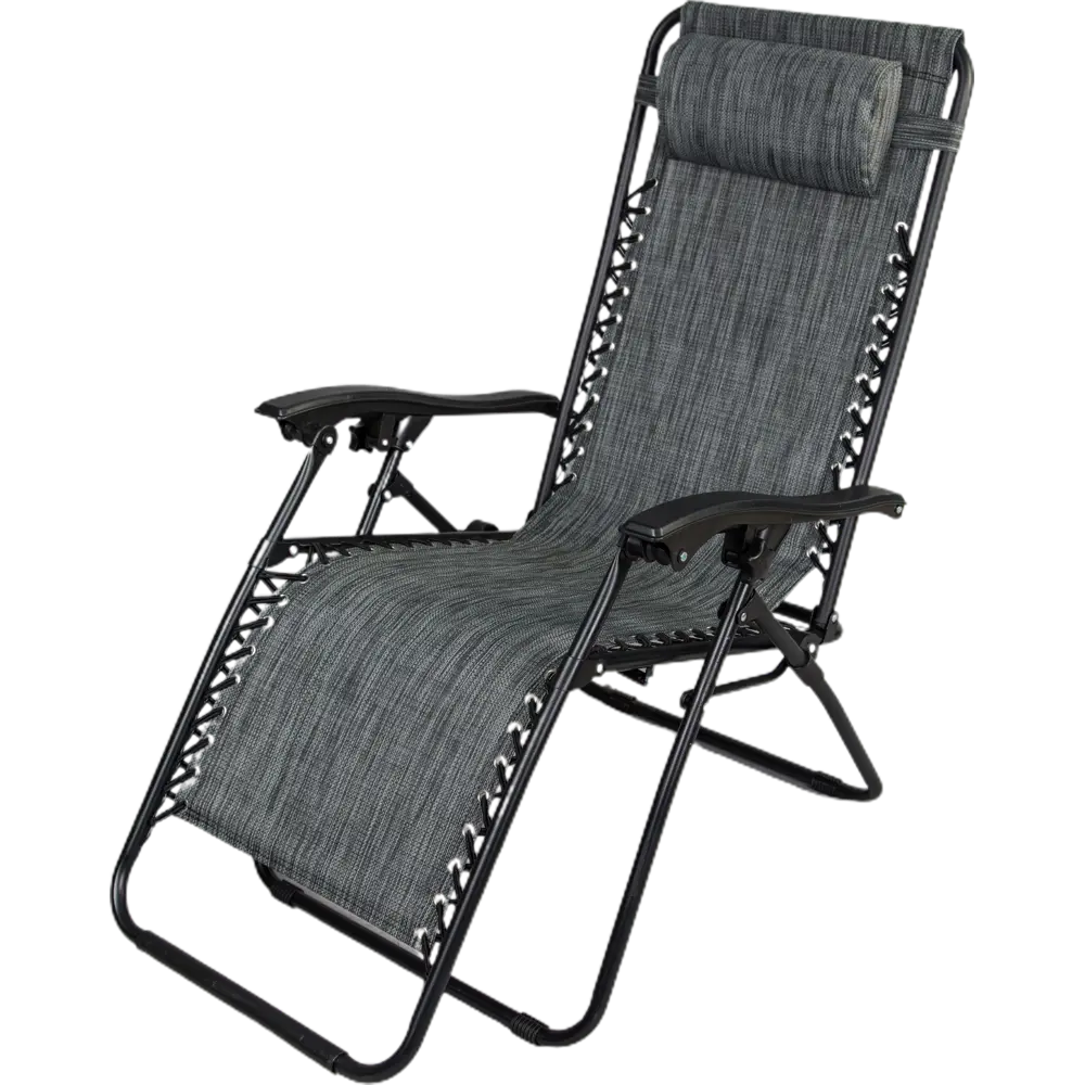 Шезлонг Бриз 165x65x110 см сталь серый Santreyd STLM-2007507