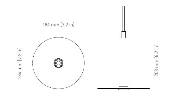 Порошковое покрытие стальной подвесной светильник +kouple PLATE SPOT ARCH-00068402 - Вид №6