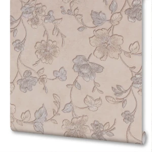 Обои на флизелиновой основе Цветы 1.06х10 м цвет бежевый VS 988310
