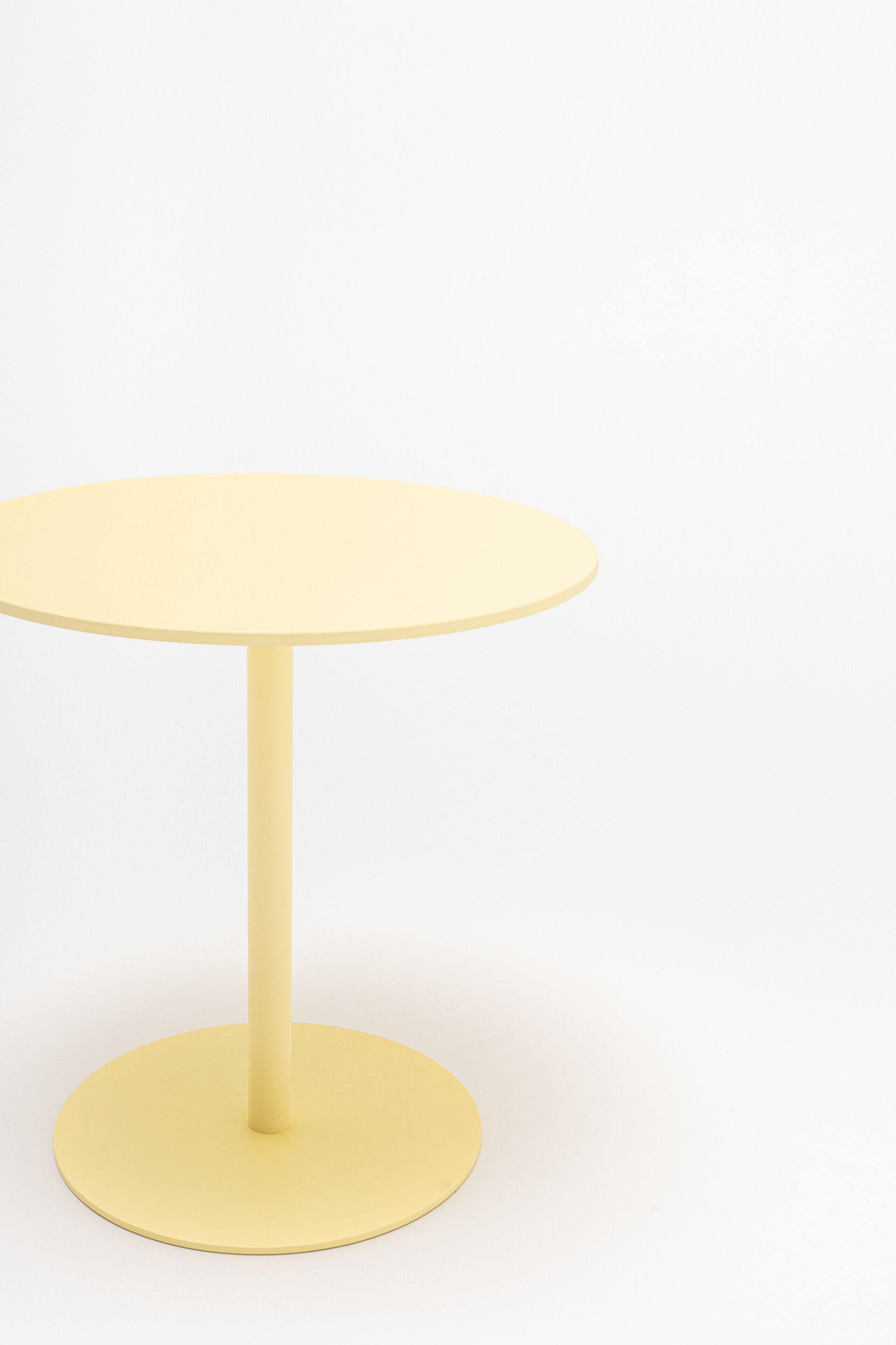 Круглый журнальный столик из оцинкованной стали MDD BOLT ARCH-00046129 - Вид №3