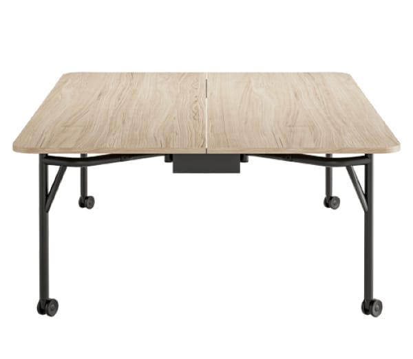 Деревянный квадратный складной стол на колесах Howe Folding Surfaces ARCH-00066352 - Вид №2