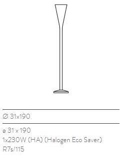 FontanaArte Торшер отраженного света с диммером sun-id-1455338 - Вид №2
