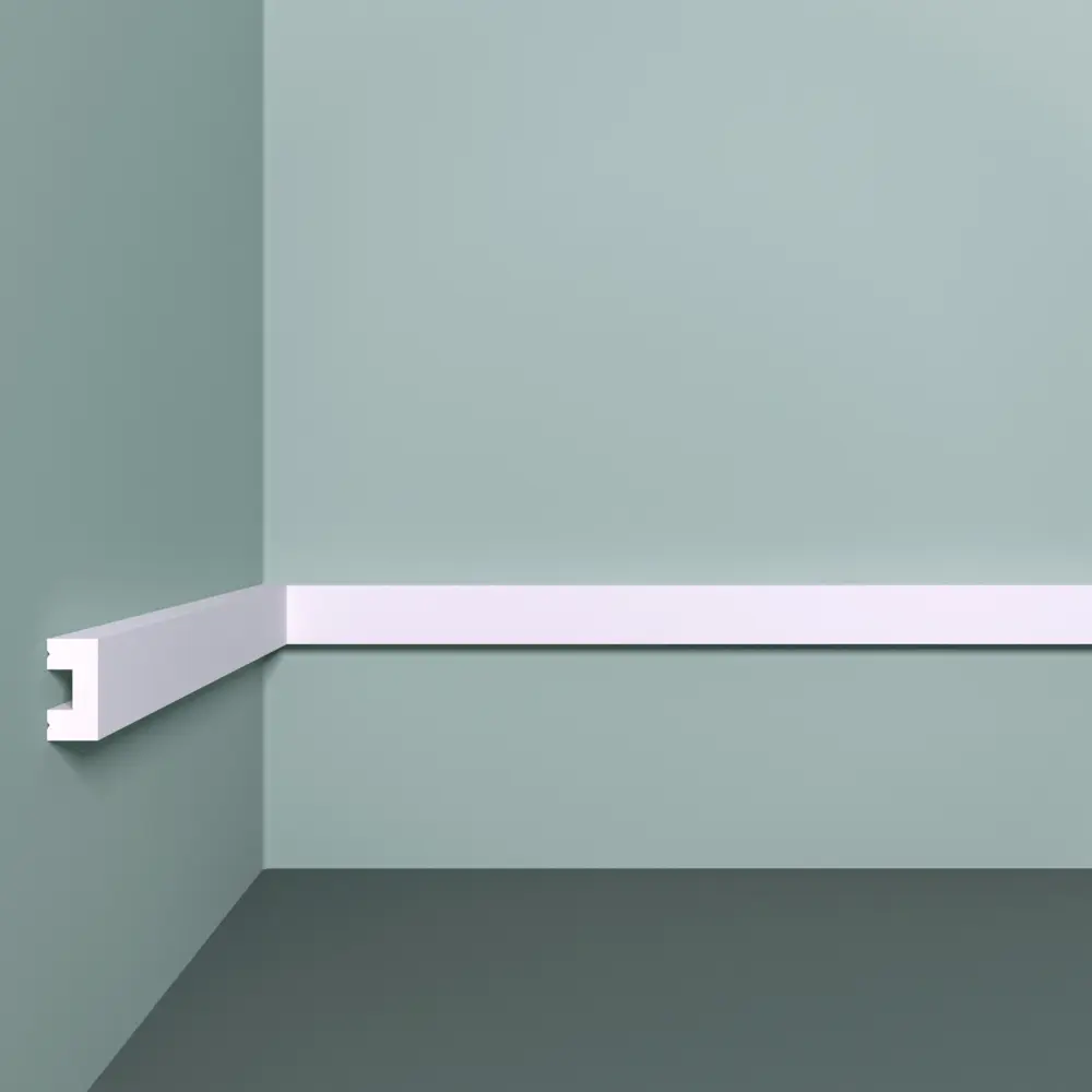 Молдинг потолочный полистирол ударопрочный Bello Deco M19 20-10 белый 10x20x2000 мм STLM-2138610